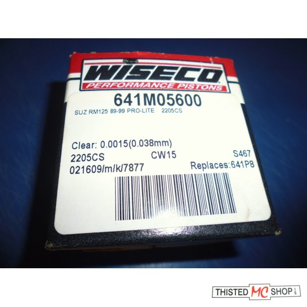 WISECO 641M05600 641P8 PISTON KIT STEMPEL KIT RM 125 1989-99