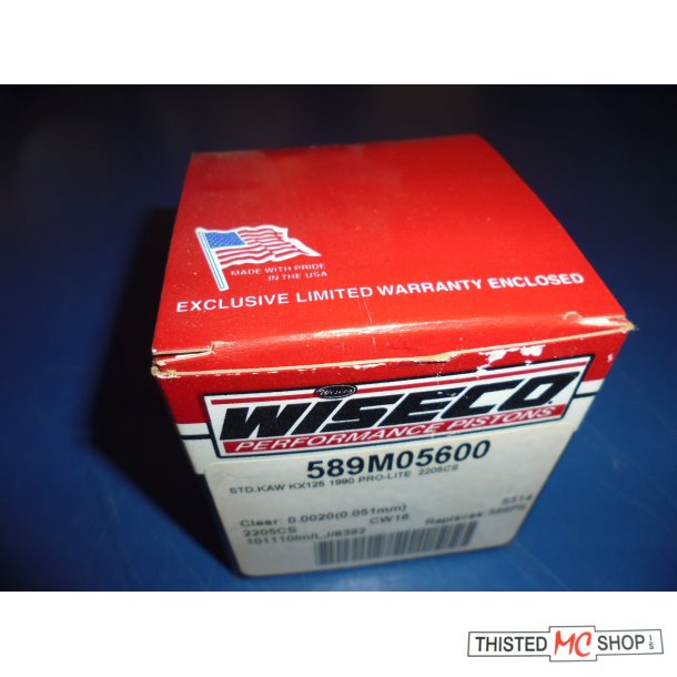 WISECO 589M05600 589PS PISTON KIT STEMPEL KIT KX 125 1990