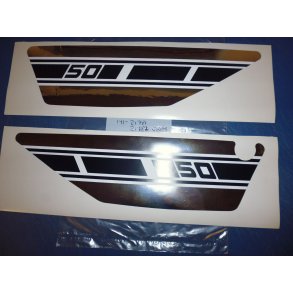 EMBLEM SIDEDKSEL CROM H OG V FS1 50 1Y1-21781-09UO 1Y1-21782-09U0   K - DX   1977