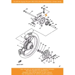 BREMSEPLADE BAG  BREMSEARM BREMSEBNER FS1 50 2GEAR 3EE-F5321-00 3EE-F5355-00 3EE-F5351-00
