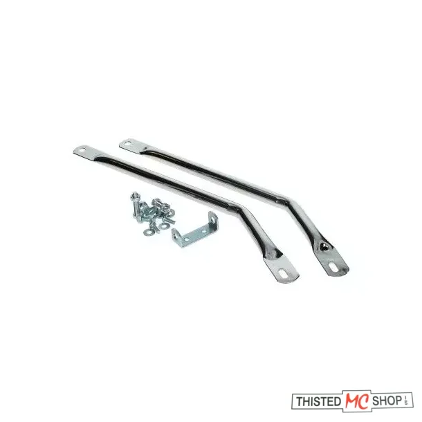 MOTORBJLE  VENSTRE HJRE 596-21191-00UO CROM MED BESLAG  ST 2 STK