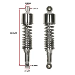 STDDMPER BAG   FS1 50 1Y1-22210-30-10UO     K-DX 1977-79 ST 2 STK  280MM